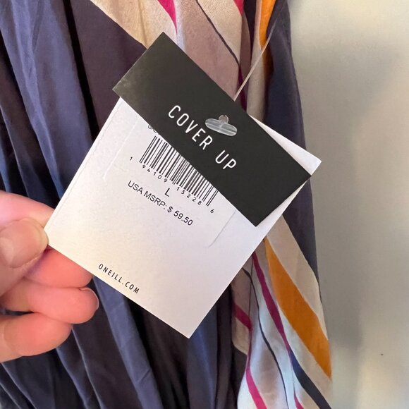 Swimsuit Coverup, Asymmetrical, O'Neill; Size L - Picture 2 of 8